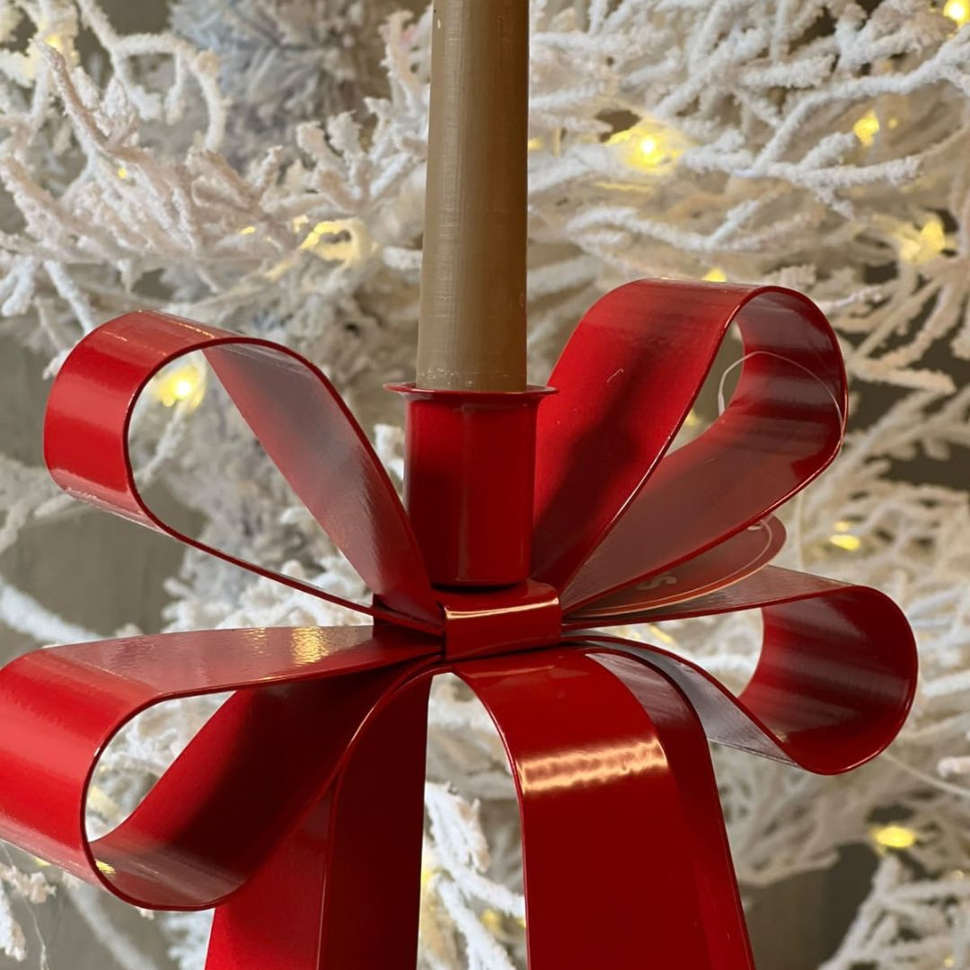 Castiçal com Laço – 18,4cm