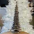 Mini Árvore Marrom e Dourado - 42cm