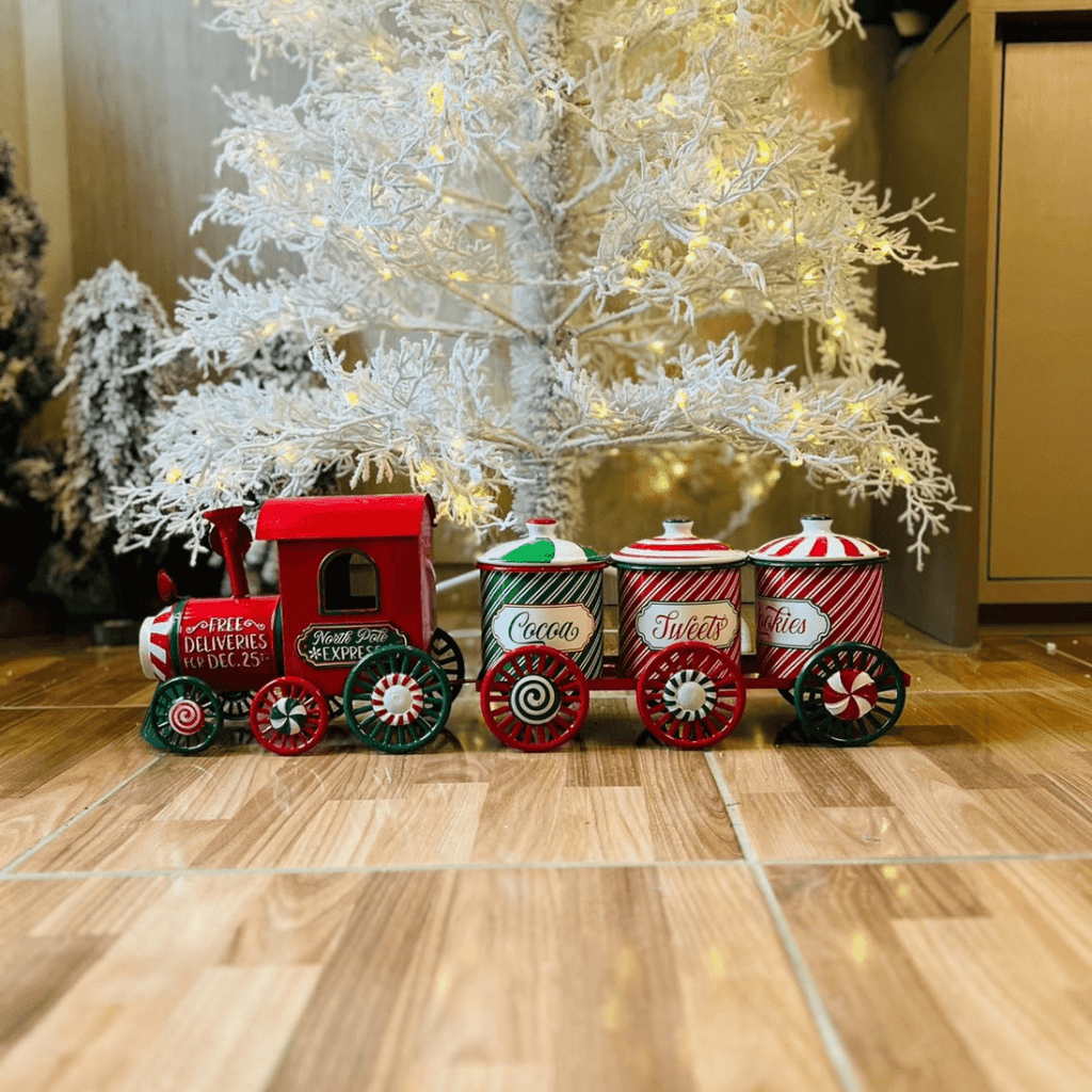 Trem de ferro  C/3potes - 72cm
