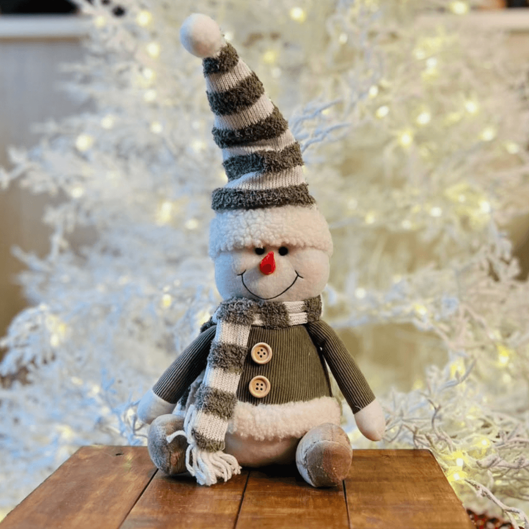 Boneco de Neve Sentado – 46 cm
