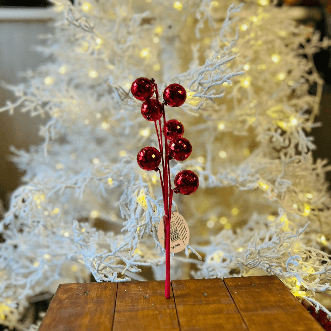 Haste Berry Metalizado Vermelho – 35 cm
