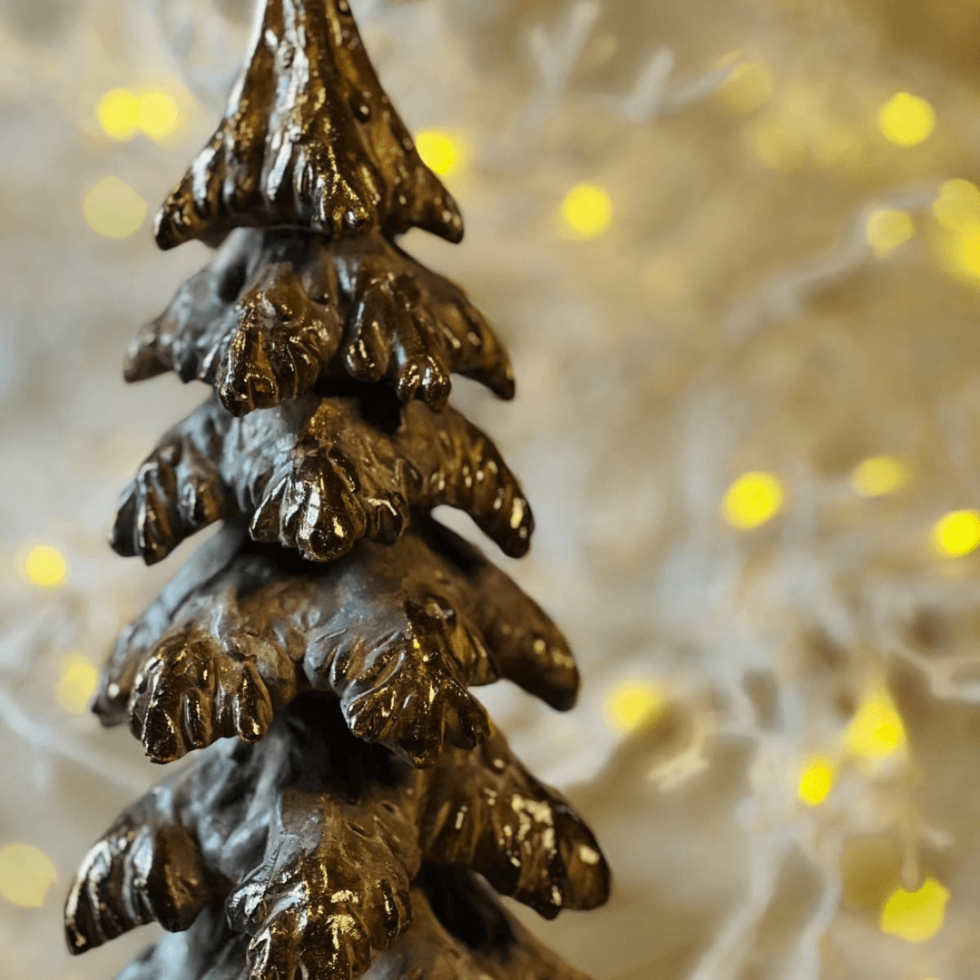Mini Árvore de Natal Marrom - 31cm