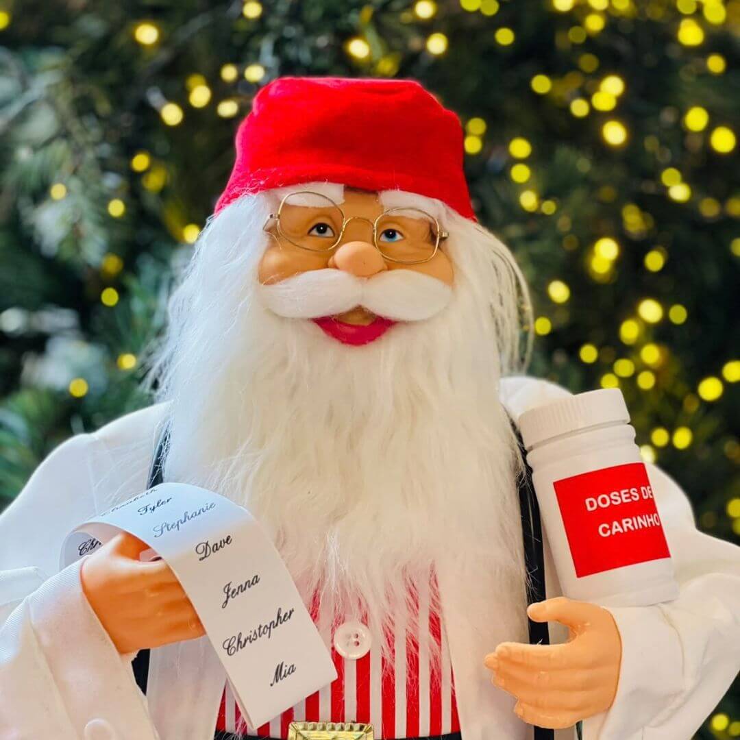 Papai Noel Natal Medico - 60cm