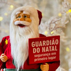 Papai Noel Natal Policial  - 45cm