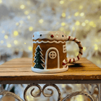 Caneca Natalina Casinha Ginger - 11cm