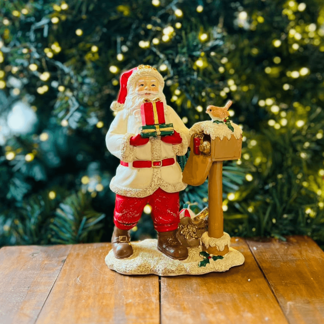 Decoração Noel com Presentes e Caixa de Correio – 14 x 20cm