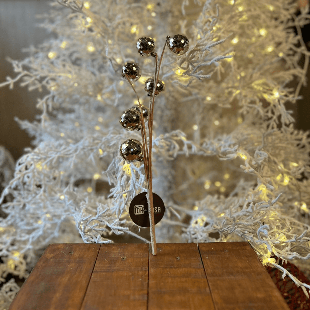 Berry Metalizado Champagne – 35 cm