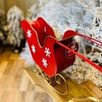 Trenó Decorativo com Renas – 1,04cm
