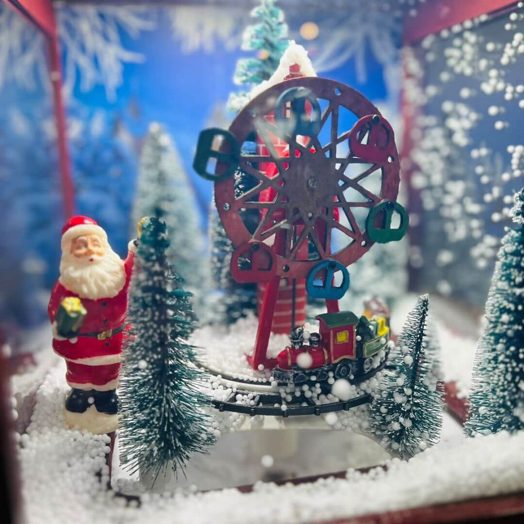 Cenário Decorativo Fonógrafo com Luz, Som e Movimento – 77cm
