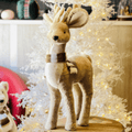 Cervo Decorativo com Cachecol – 83 cm