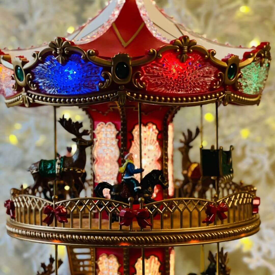 Cenario Carrossel Iluminado - 42cm