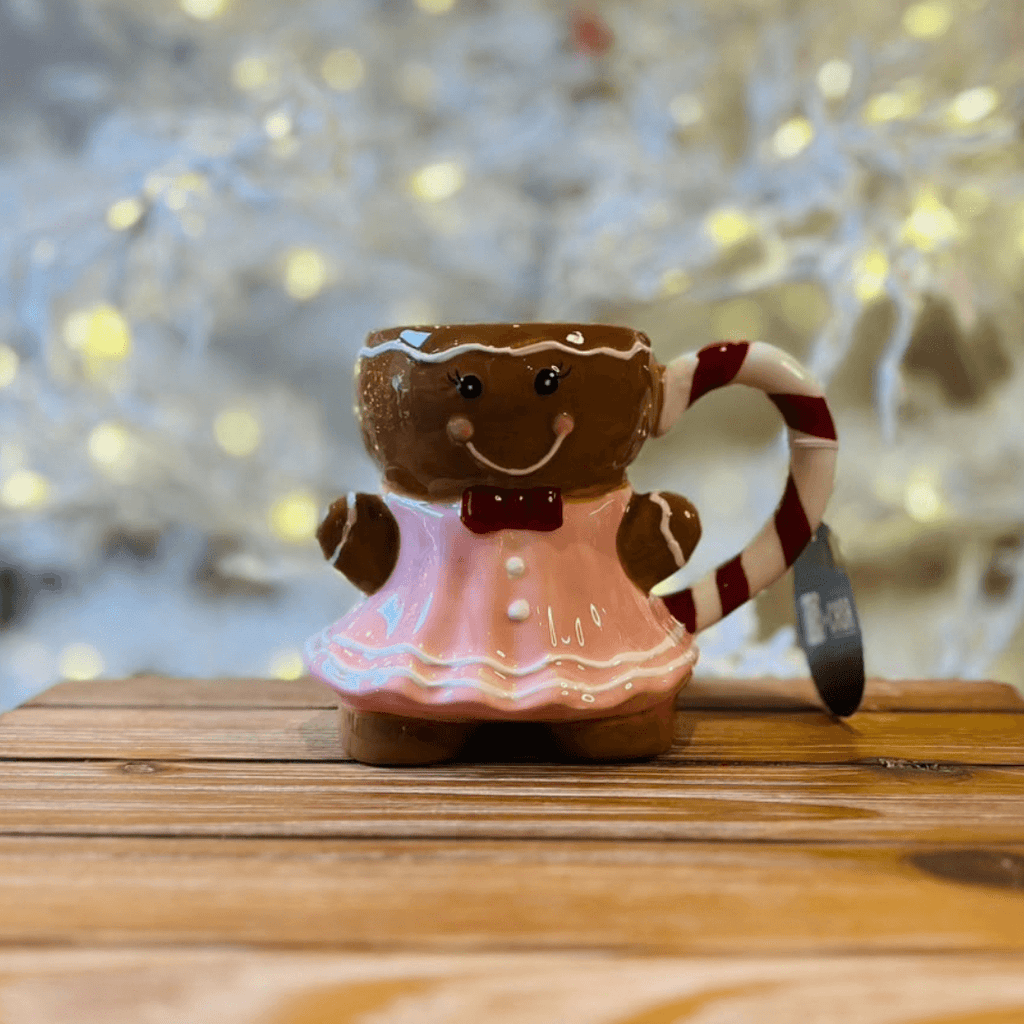 Caneca Natalina Ginger Menina - 11,79cm