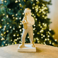 Papai Noel com Saxofone - 24 cm