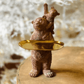 Suporte Decorativo Urso com Filhote – 30 cm
