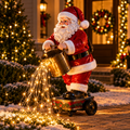 Papai Noel com Cascata de Luzes LED 60cm