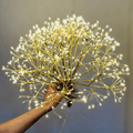 Buque Decorativo com 600 LEDs Luz Quente Dourada – 45cm