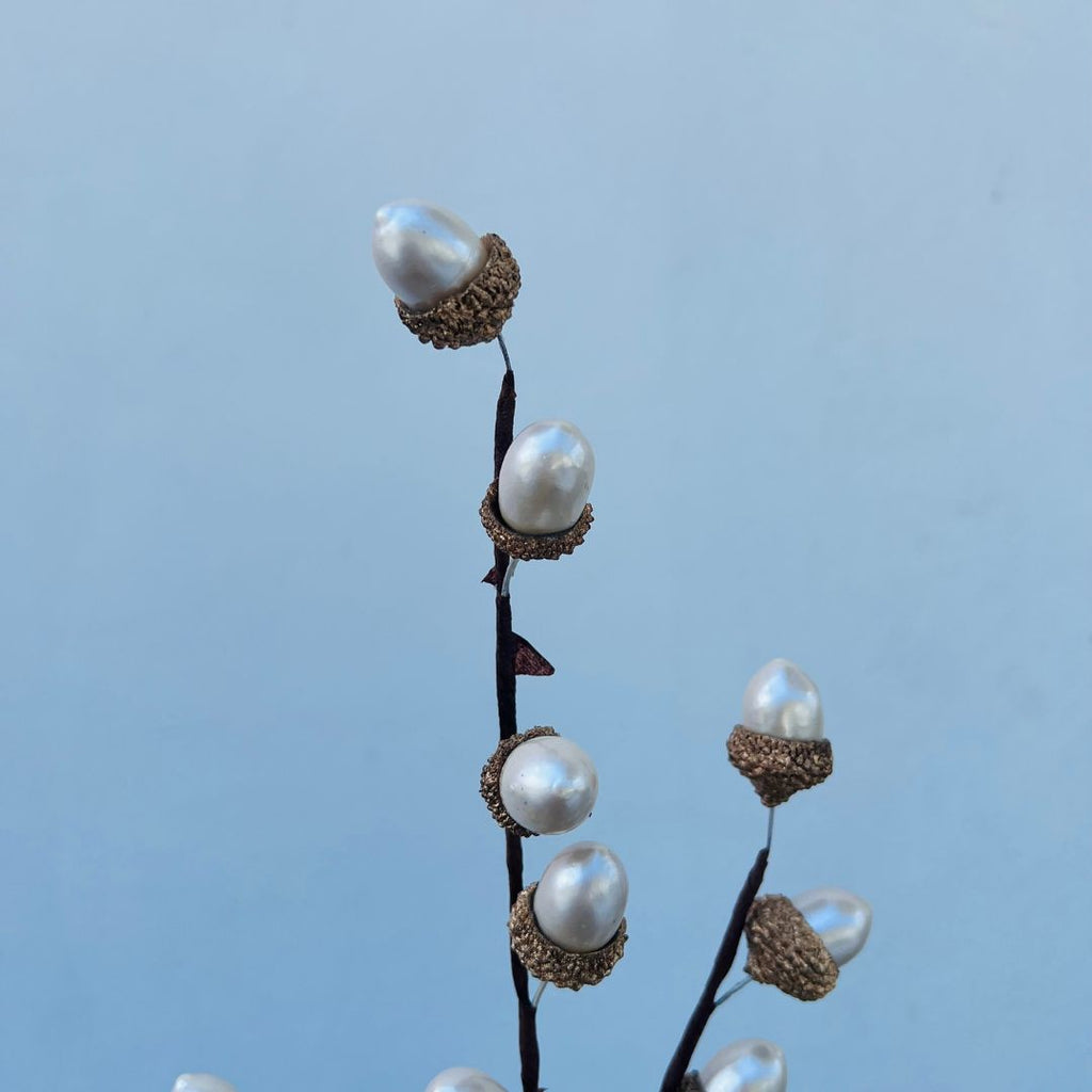 Decoração Galhos Natural com Pinhas – 19cm