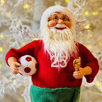 Papai Noel Natal Jogador Em Pe - 45cm