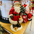 Decoração Papai Noel com Árvore – 48cm