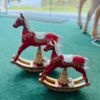 Cavalo Decorativo de Balanço com Crina – 13,5cm